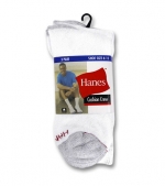 Hanes 3-Pack Cushion Crew Sock